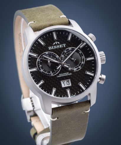 Pánské hodinky Bisset Titanium Chronograph BSCF19DINX05AX