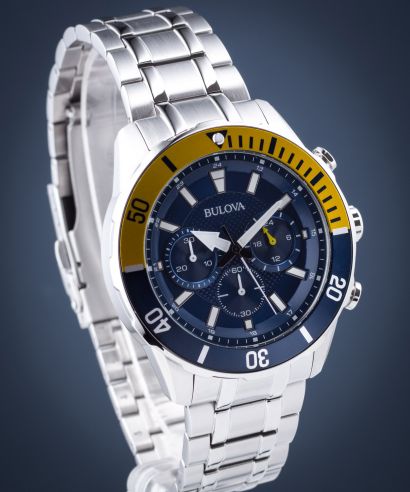 Pánské hodinky Bulova Sport Blue Chronograph 98A245