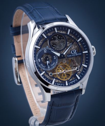 Pánské hodinky Carl von Zeyten Freiburg Skeleton Automatic CVZ0063BLS
