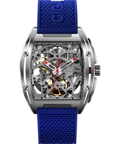 Pánské hodinky Ciga Design Z-Series Stainless Steel Skeleton Automatic Z031-SISI-W15BU