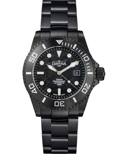Hodinky Davosa Ternos Professional Black Rock Automatic Limited Edition