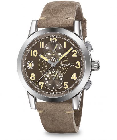Pánské hodinky Eberhard Nuvolari Legend “The Brown Helmet” Automatic Chronograph 31138.02 CP