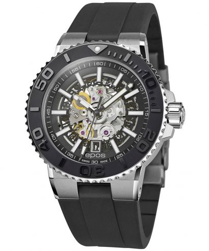 Pánské hodinky Epos Sportive Diver Skeleton Automatic 3441.135.25.15.55