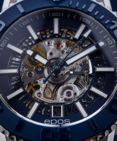 Pánské hodinky Epos Sportive Diver Skeleton Automatic 3441.135.26.16.30