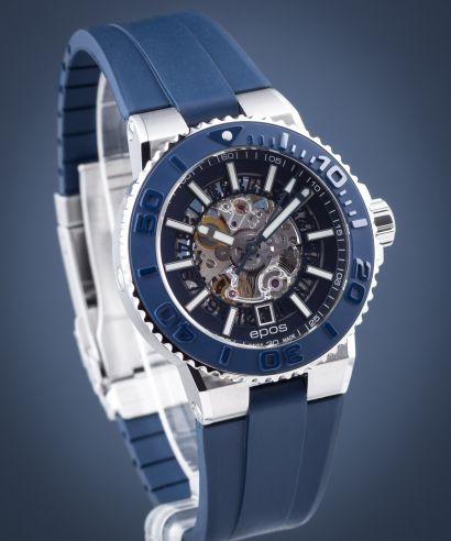 Pánské hodinky Epos Sportive Diver Skeleton Automatic 3441.135.26.16.56