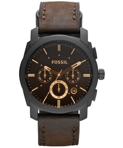 Pánské hodinky Fossil Machine Leather FS4656