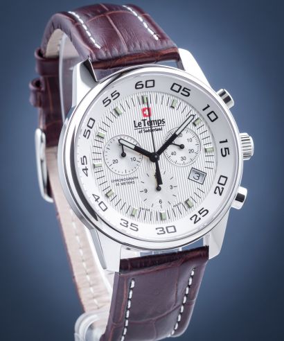 Pánské hodinky Le Temps Swiss Military Chrono LT1066.21BL12