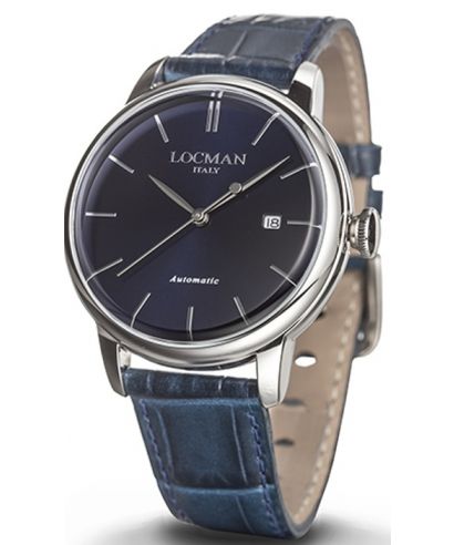 Pánské hodinky Locman 1960 Solo Tempo Automatico 0255A02A-00BLNKPB