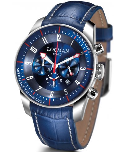 Pánské hodinky Locman Aviatore 045000BLFWRBPSB