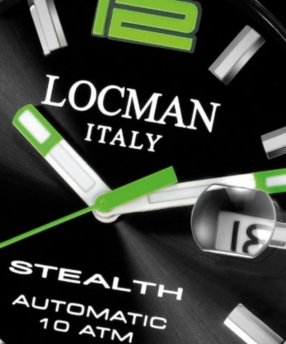 Pánské hodinky Locman Stealth Automatic 0205BKBKNGR0GOK