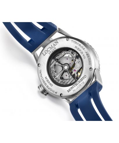 Pánské hodinky Locman Montecristo Professional Diver 051300BYBLNKSIB