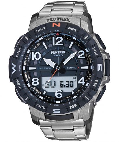 Pánské hodinky Protrek Quad Sensor Bluetooth Sync Titanium PRT-B50T-7ER