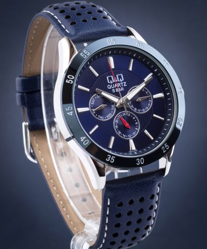 Pánské hodinky Q&Q Leather CE02-502