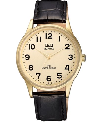 Pánské hodinky Q&Q Leather C214-103