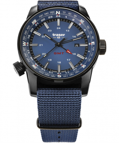 Pánské hodinky Traser P68 Pathfinder GMT Blue TS-109034