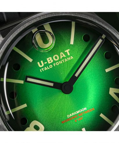 Hodinky U-BOAT Darkmoon 40mm Green SS Soleil