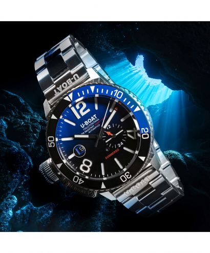 Hodinky U-BOAT Sommerso Ceramic Blue