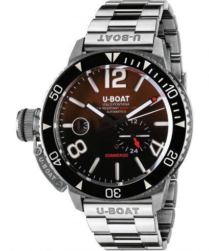 Hodinky U-BOAT Sommerso Ceramic Bordeaux