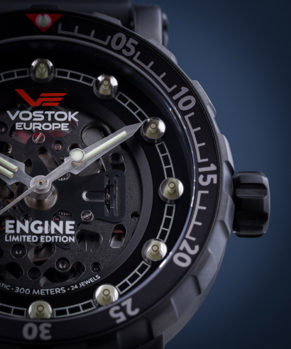 Pánské hodinky Vostok Europe Engine Skeleton Limited Edition NH72-571C647