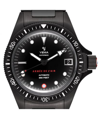 Pánské hodinky Yema Superman French Air Force Black Limited Edition YAA41-3AMS