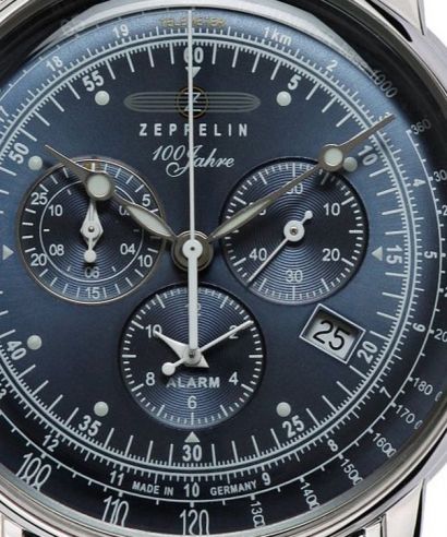 Pánské hodinky Zeppelin 100 Jahre Chrono Alarm 7680-3