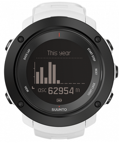 Pánské chytré hodinky Suunto Ambit 3 Vertical White GPS SS021967000