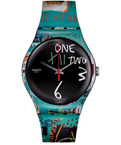 Hodinky Swatch Ishtar by Jean-Michel Basquiat