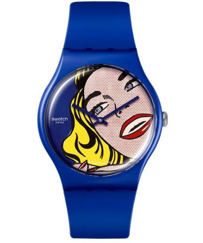 Hodinky Swatch MoMA Girl by Roy Lichtenstein