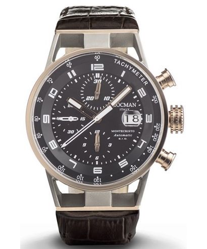 Pánské hodinky Locman Montecristo Chronograph Automatic 0516M01S-00BKWHPK