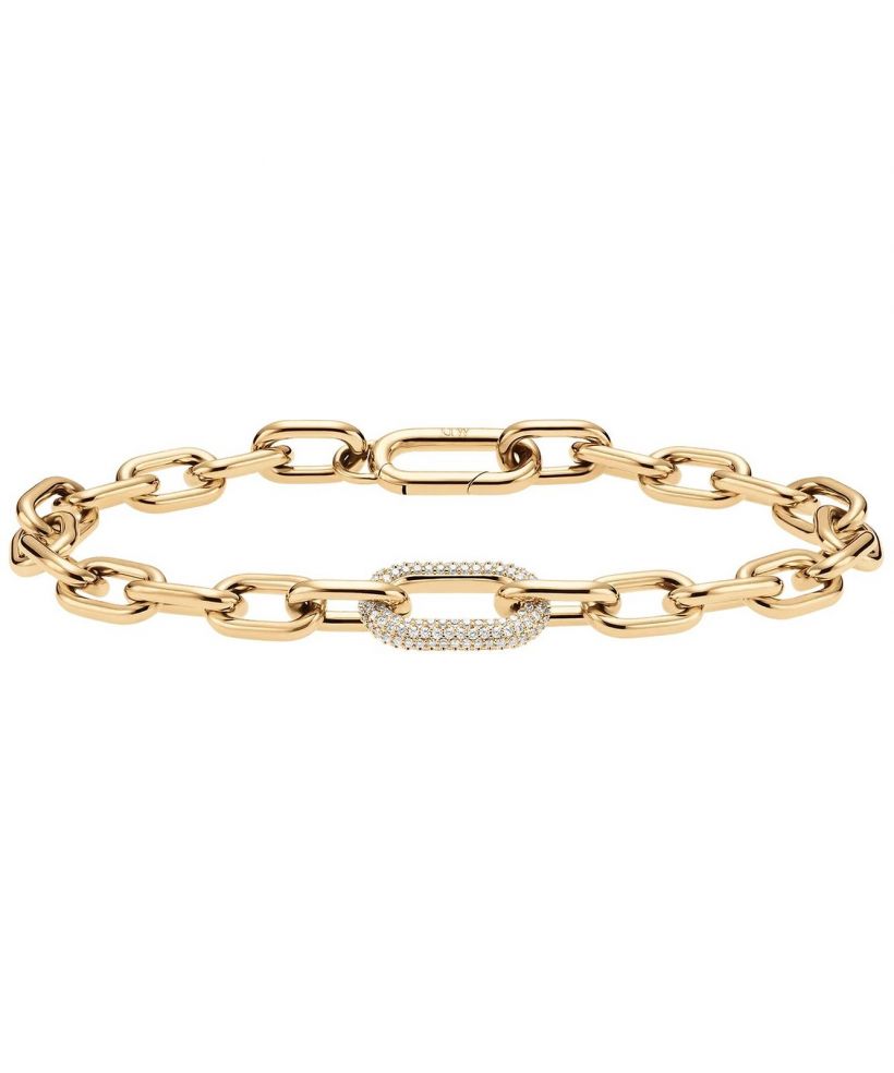 Náramek Daniel Wellington Crystal Link Gold
