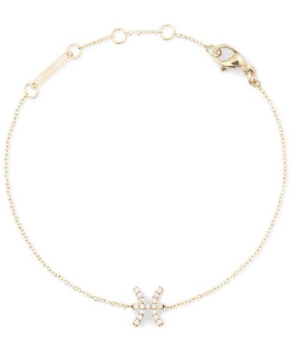 Náramek Daniel Wellington Crystal Zodiac Chain Gold Pisces