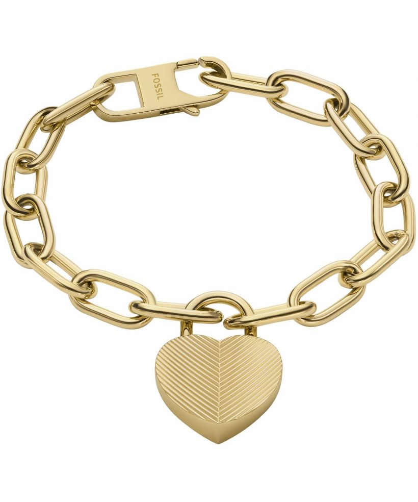Náramek Fossil Harlow Linear Texture Heart