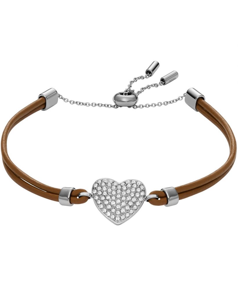 Náramek Fossil Sadie Glitz Heart
