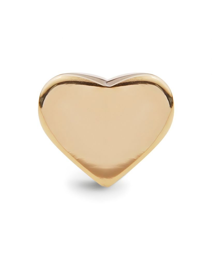 Náušnice Daniel Wellington Heart Stud Gold