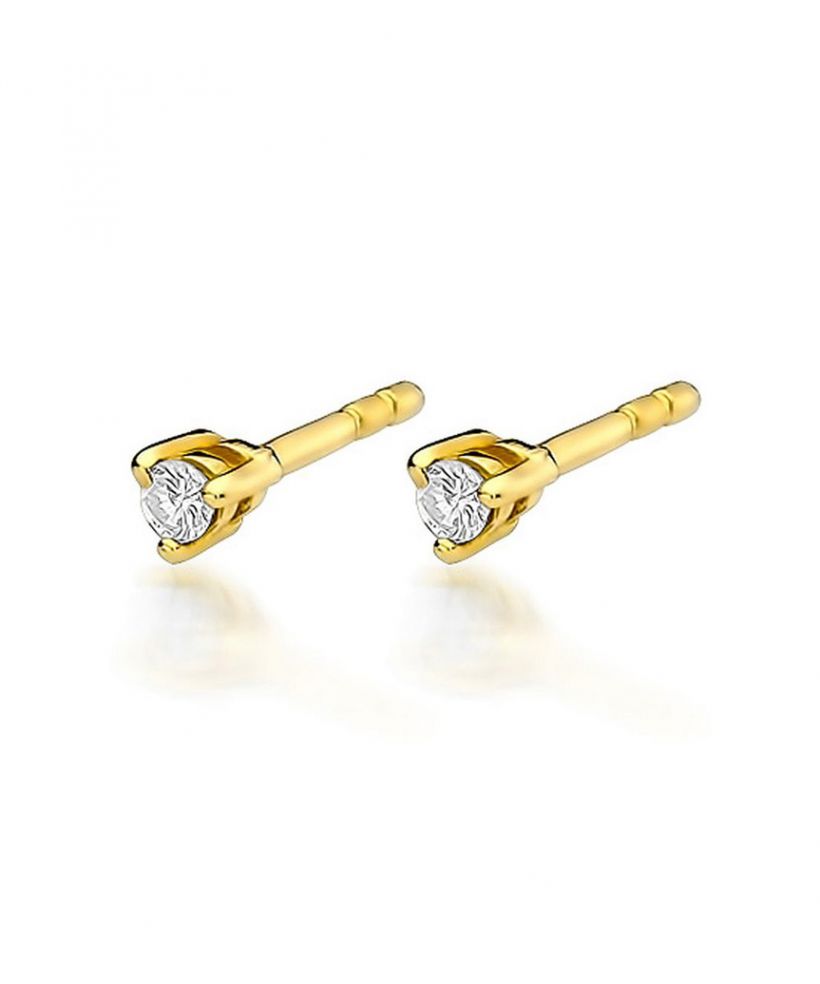 Náušnice Bonore - Zlato 585 - Diamant 0,04 ct