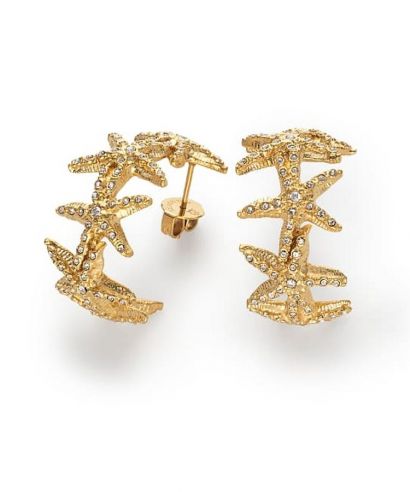 Náušnice Paul Hewitt Sea Star Creole Earings Gold