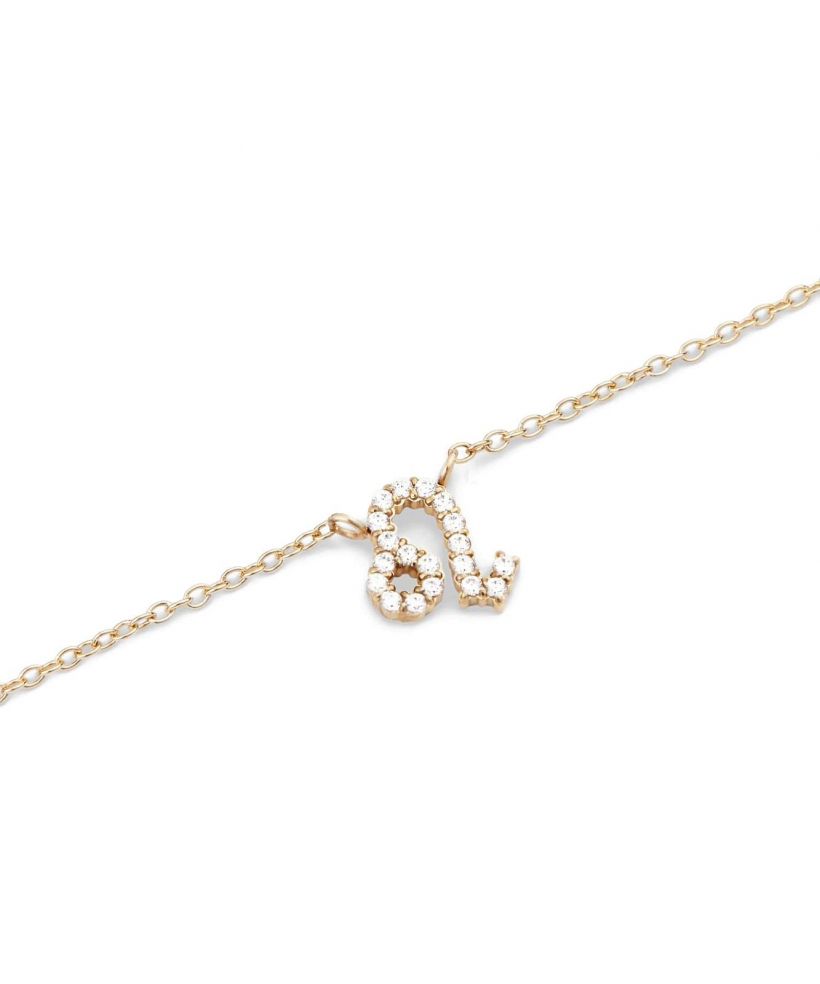 Náhrdelník Daniel Wellington Crystal Zodiac Chain Gold Leo