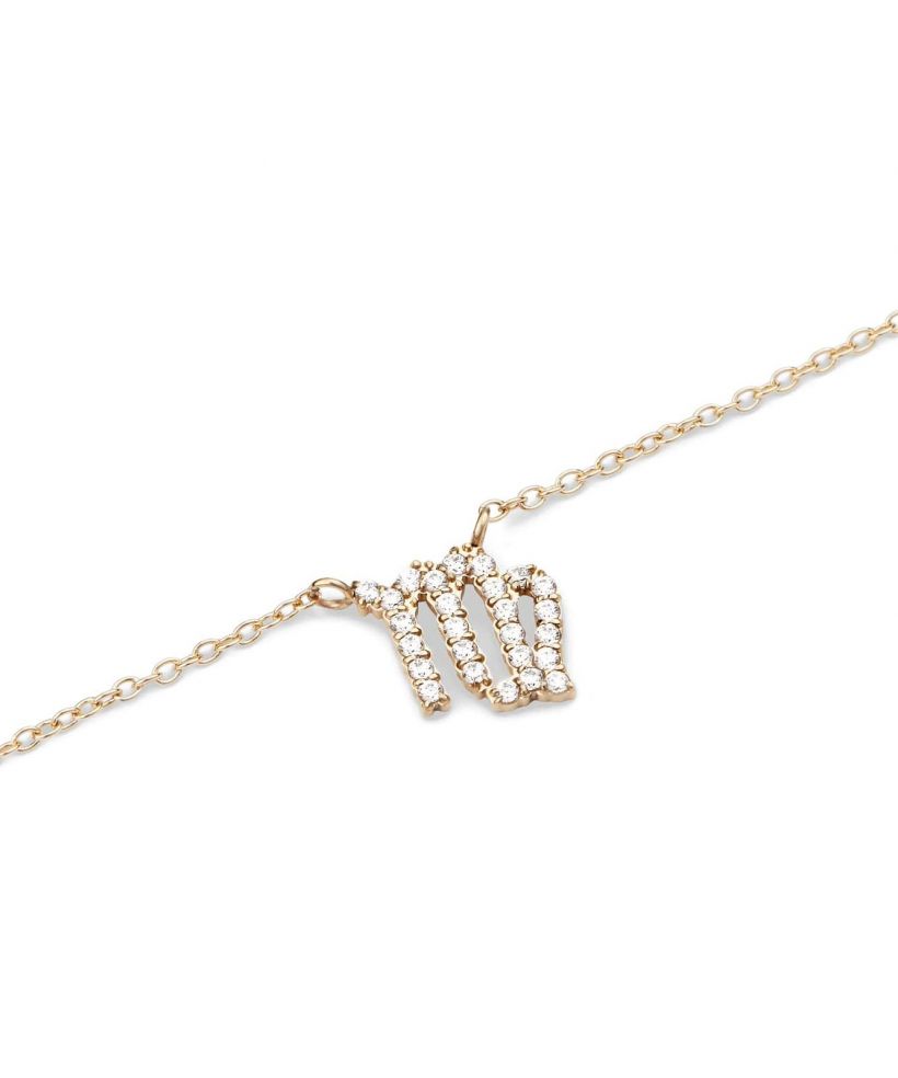 Náhrdelník Daniel Wellington Crystal Zodiac Chain Gold Virgo