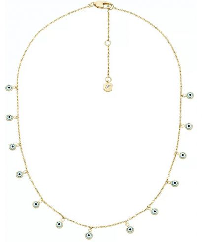 Náhrdelník Fossil Sutton Evil Eye Brass