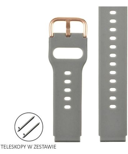 Řemínek Pacific Silicone 18 mm