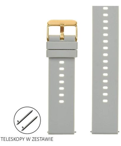 Řemínek Pacific Silicone 18 mm