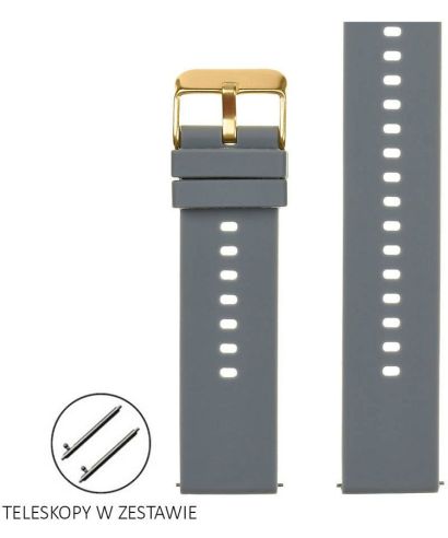 Řemínek Pacific Silicone 18 mm
