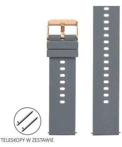 Řemínek Pacific Silicone 22 mm
