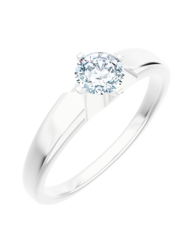Prsten Bonore - Bílé Zlato 585 - Diamant 0,7 Ct