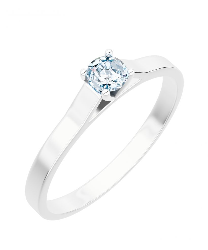 Prsten Bonore - Bílé Zlato 585 - Diamant 0,4 Ct