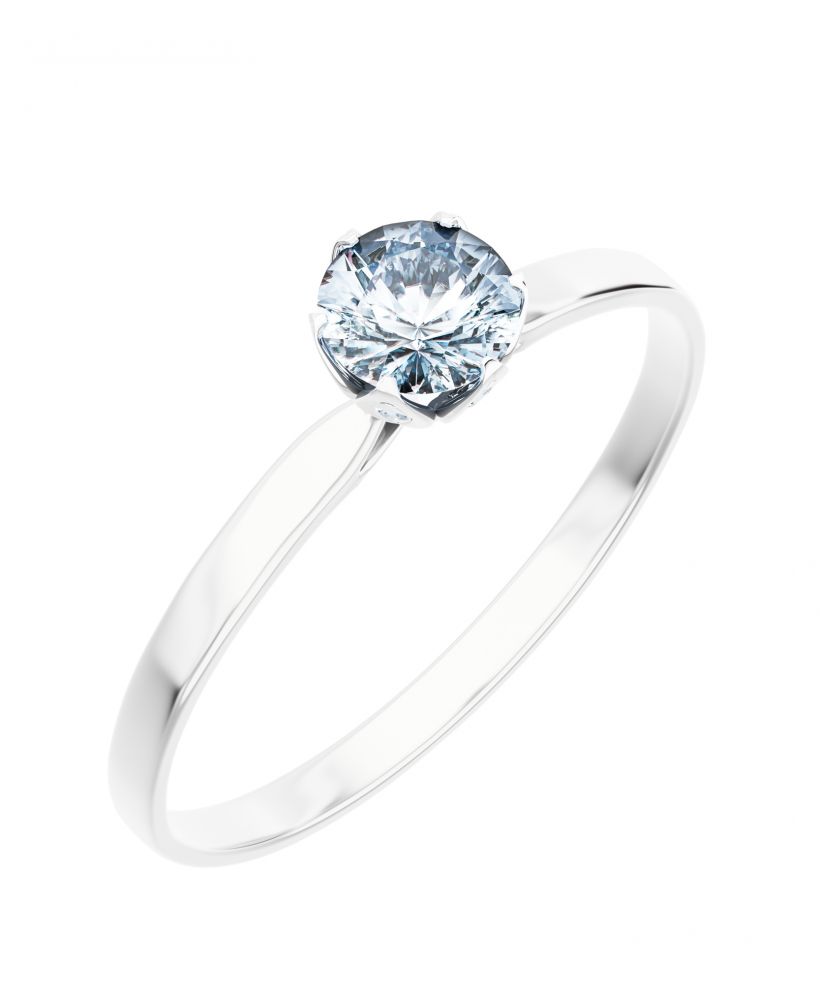 Prsten Bonore - Bílé Zlato 585 - Diamant 0,7 Ct