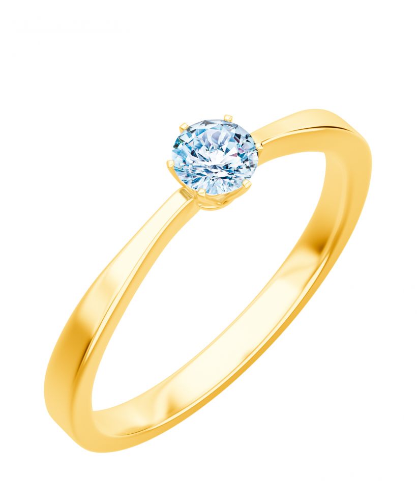 Prsten Bonore - Zlato 585 - Diamant 0,4 Ct
