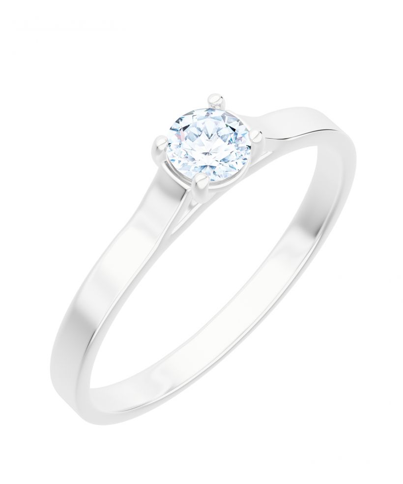 Prsten Bonore - Bílé Zlato 585 - Diamant 0,4 Ct