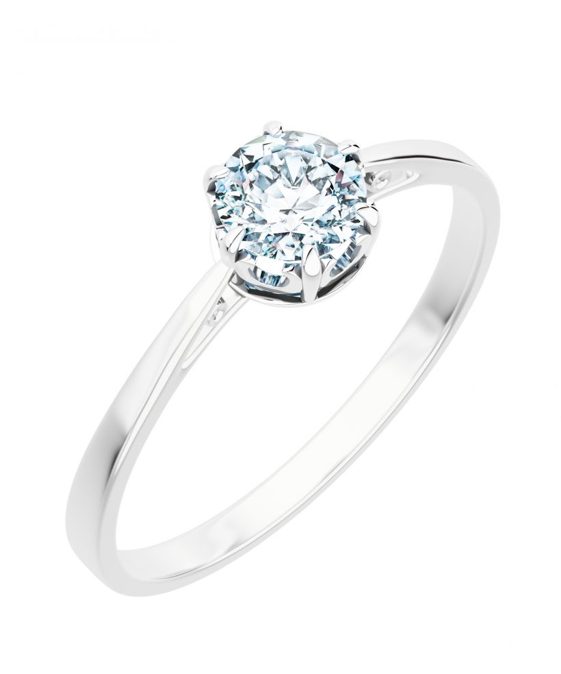 Prsten Bonore - Bílé Zlato 585 - Diamant 1 Ct