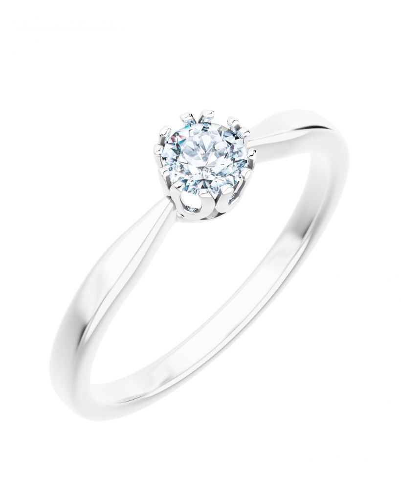 Prsten Bonore - Bílé Zlato 585 - Diamant 0,4 Ct